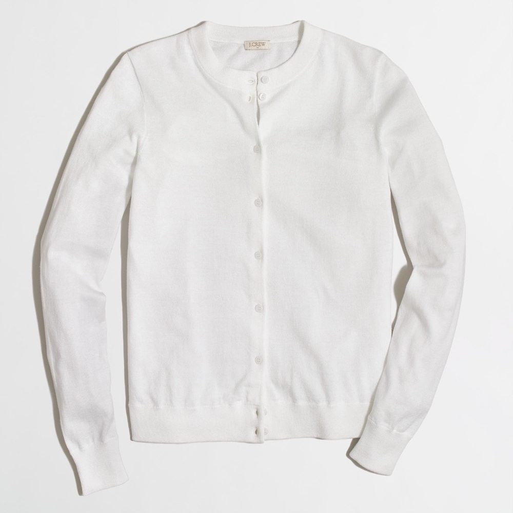 White J Crew Cardigan ⚡️